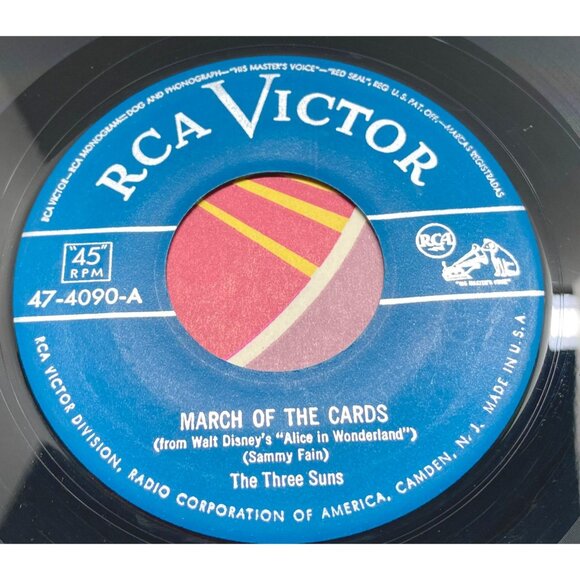 The Three Suns March of the Cards / Syncopated Clock 45 Easy Listening RCA - Picture 1 of 6